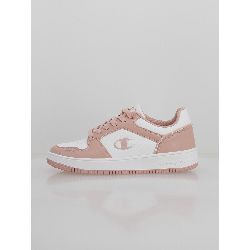Baskets basses rebound 2.0 low blanc et rose fille - Champion