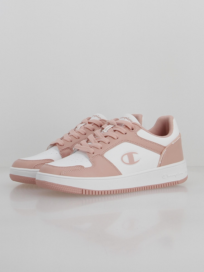 Baskets basses rebound 2.0 low blanc et rose fille - Champion