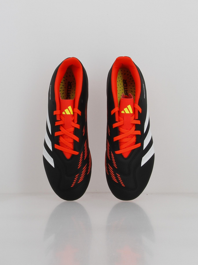 Chaussures de football predator club fxg noir orange - Adidas