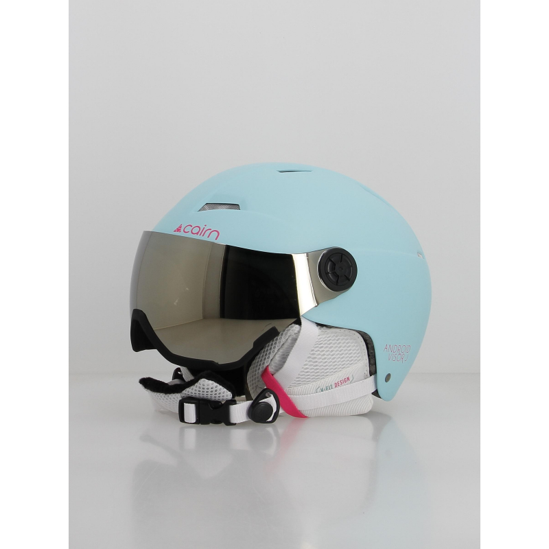Casque de ski visière android visor bleu enfant - Cairn