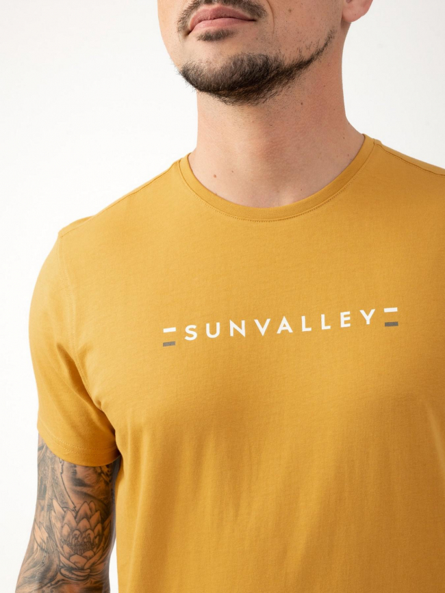 T-shirt codrep jaune homme - Sun Valley