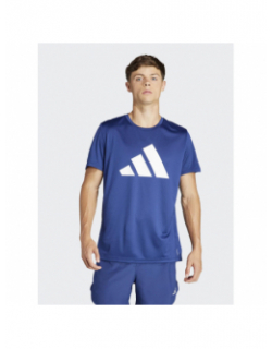 T-shirt run it bleu marine homme - Adidas