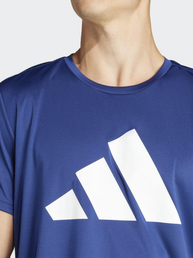 T-shirt run it bleu marine homme - Adidas