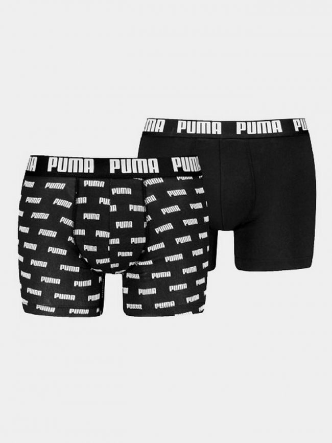Pack 2 boxers aop noir homme - Puma