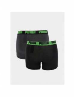Pack 2 boxers basic noir/vert homme - Puma