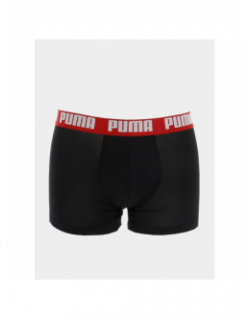 Pack 2 boxers basic noir/rouge homme - Puma