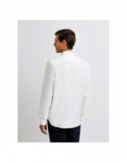 Chemise manches longues kyvo blanc homme - Izac