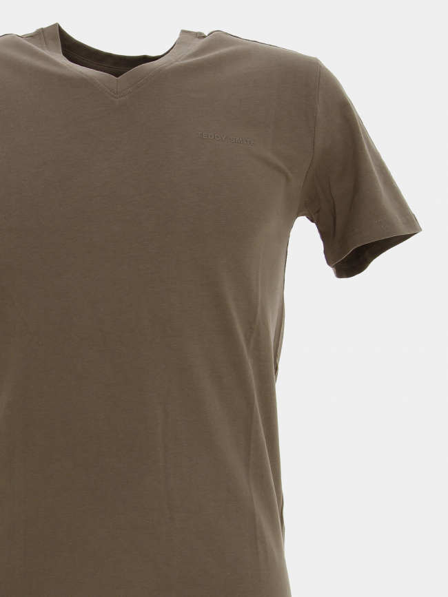 T-shirt tawax marron homme - Teddy Smith