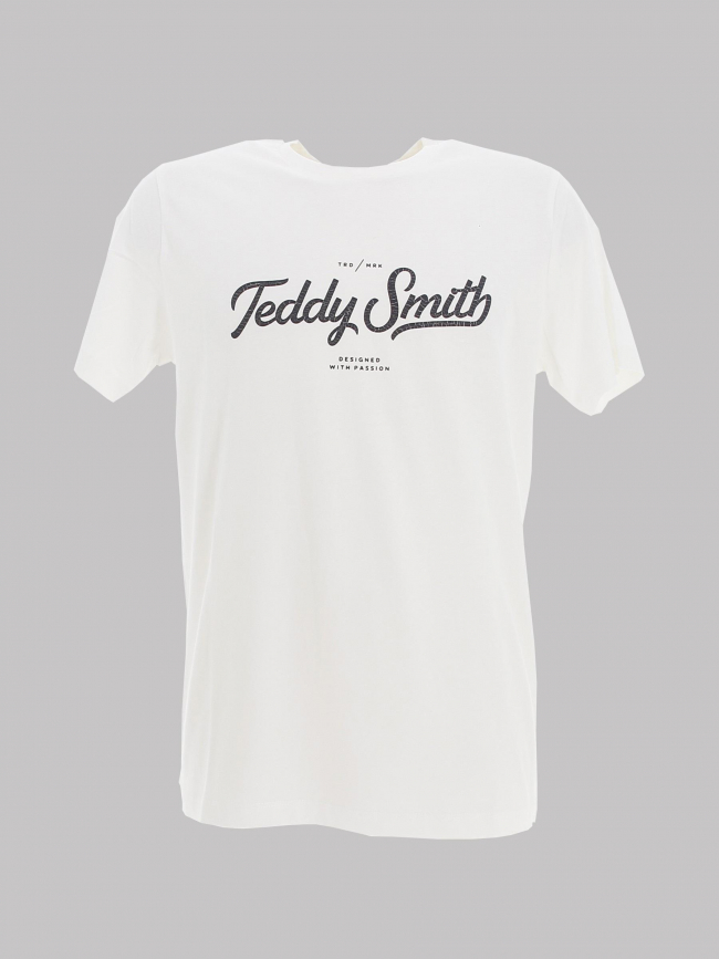 T-shirt janick blanc homme - Teddy Smith