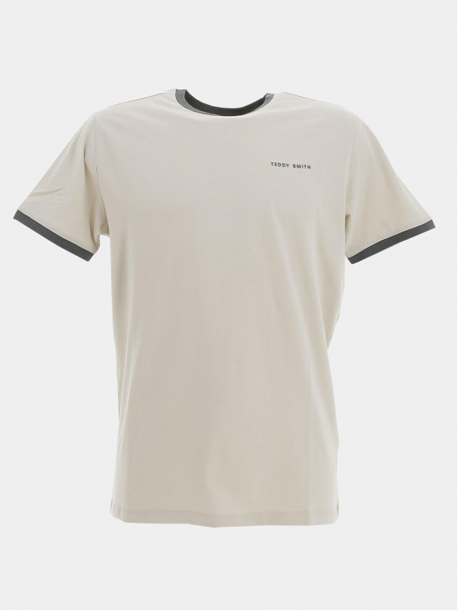 T-shirt the tee beige homme - Teddy Smith