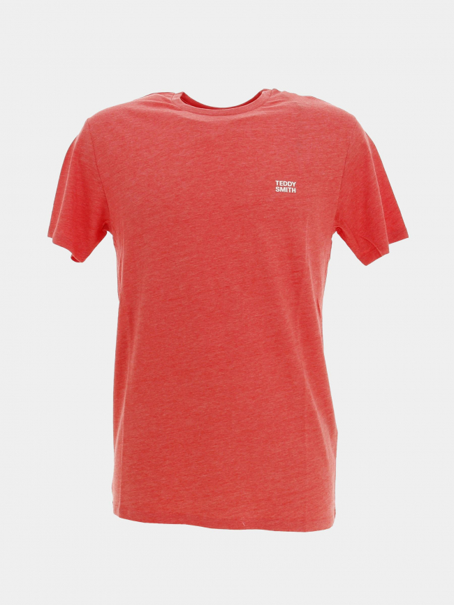 T-shirt the tee rouge corail homme - Teddy Smith