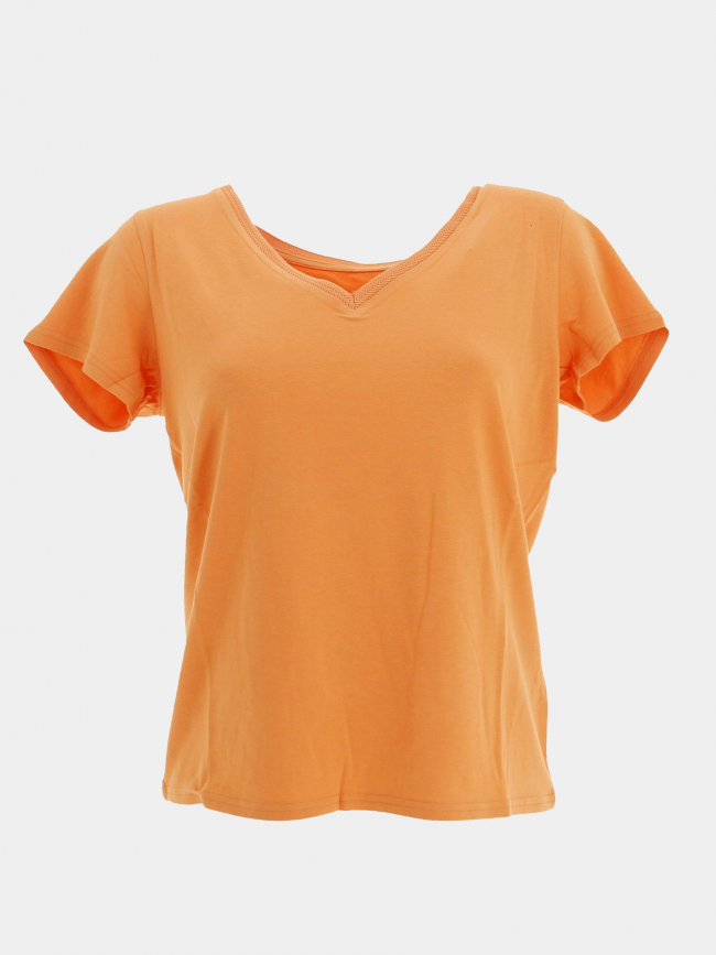 T-shirt mia orange femme - Teddy Smith