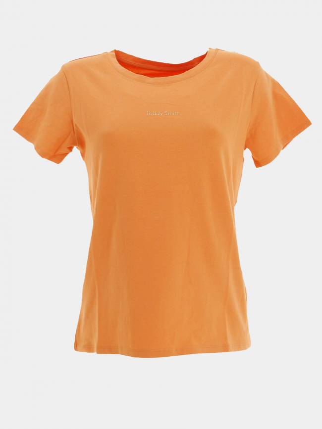 T-shirt ribelle orange femme - Teddy Smith