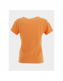 T-shirt ribelle orange femme - Teddy Smith