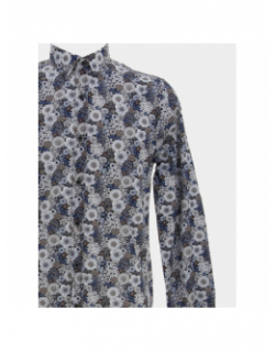 Chemise manches longues khalys bleu marine homme - Izac