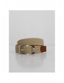 Ceinture celastique beige homme - Benson & Cherry
