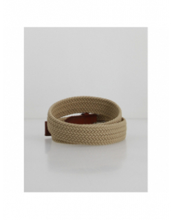 Ceinture celastique beige homme - Benson & Cherry