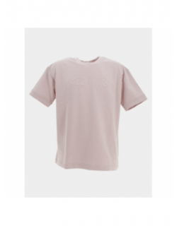 T-shirt logo brodé uni rose homme - Project X Paris