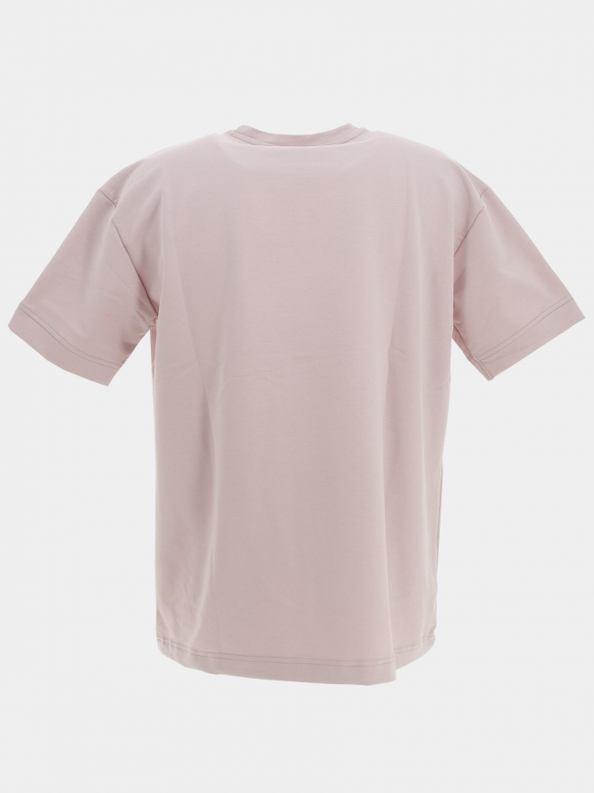 T-shirt logo brodé uni rose homme - Project X Paris