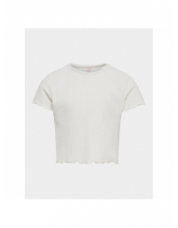 T-shirt nella blanc fille - Only