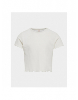T-shirt nella blanc fille - Only