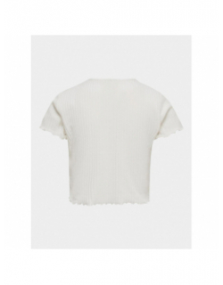 T-shirt nella blanc fille - Only