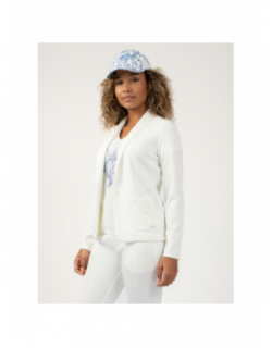 Veste sweat deegel blanc femme - Sun Valley