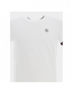 T-shirt cherny blanc homme - Sun Valley