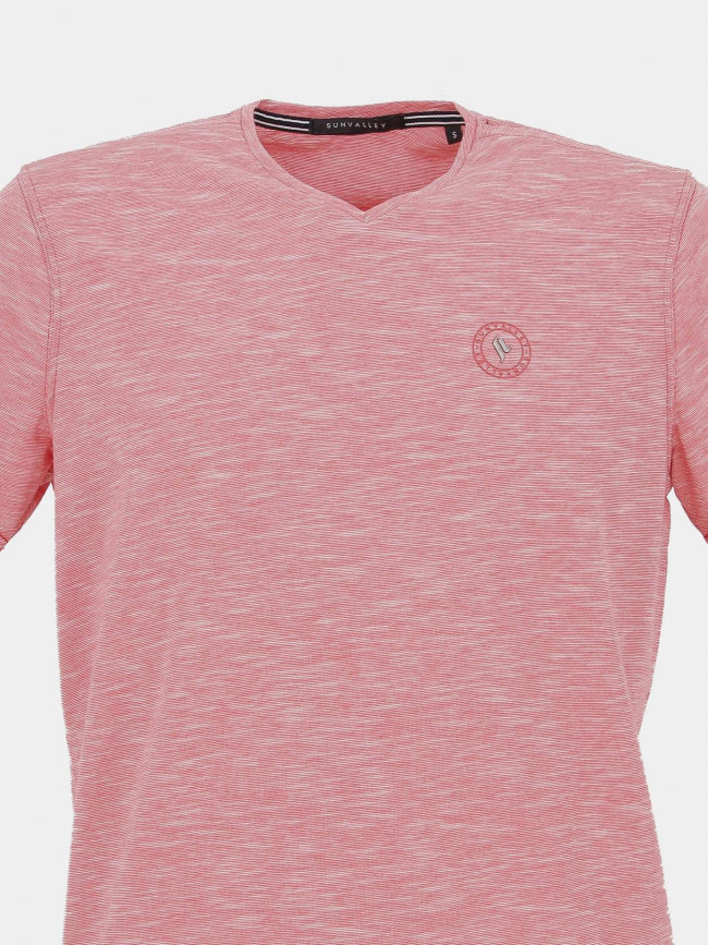 T-shirt cinna rose framboise homme - Sun Valley