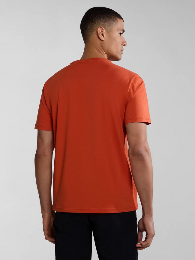 T-shirt saliss orange homme - Napapijri
