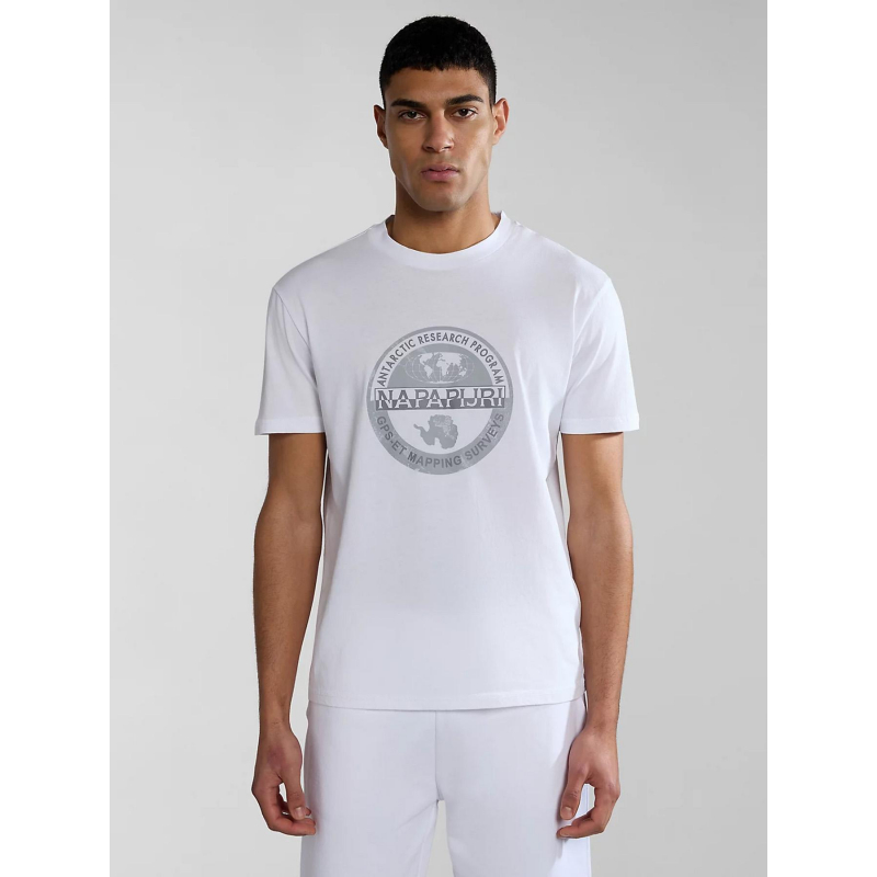 T-shirt bollo blanc homme - Napapijri
