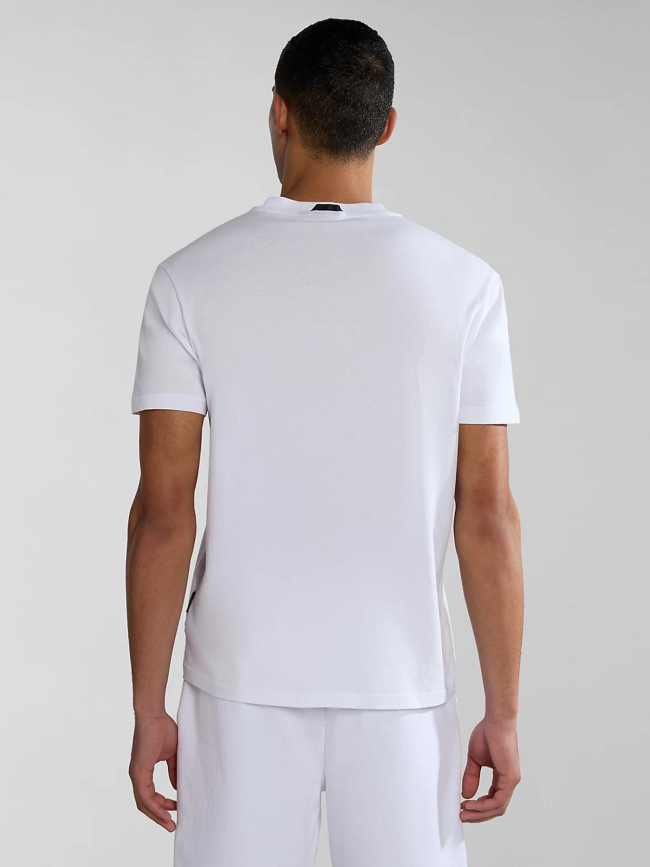 T-shirt bollo blanc homme - Napapijri