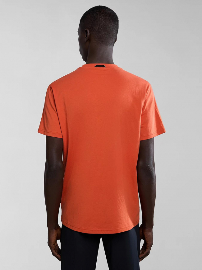 T-shirt canada orange homme - Napapijri