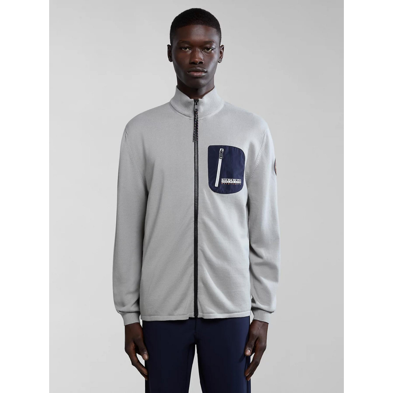 Sweat huron gris homme - Napapijri