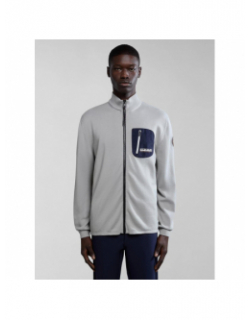 Sweat huron gris homme - Napapijri