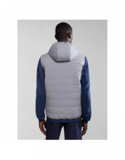 Doudoune sans manche huron gris homme - Napapijri