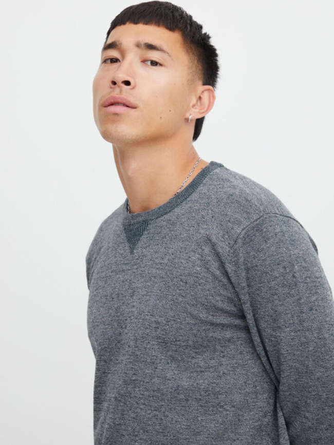 Sweat bruton bleu marine homme - Blend