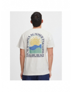 T-shirt malibu beach blanc homme - Blend