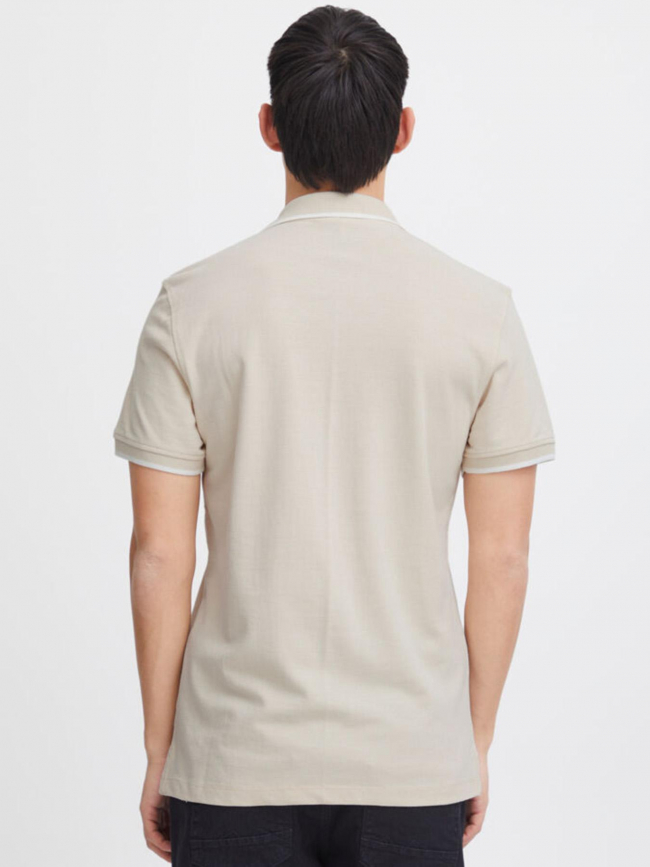 Polo manches courtes nate beige homme - Blend