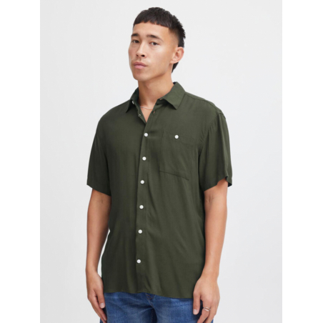 Chemise Manches Longues à Carreaux Brossée OXBOW – Hiver 2024, Style Décontracté