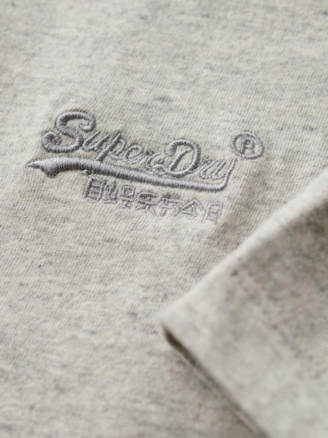 T-shirt essential logo brodé beige homme - Superdry