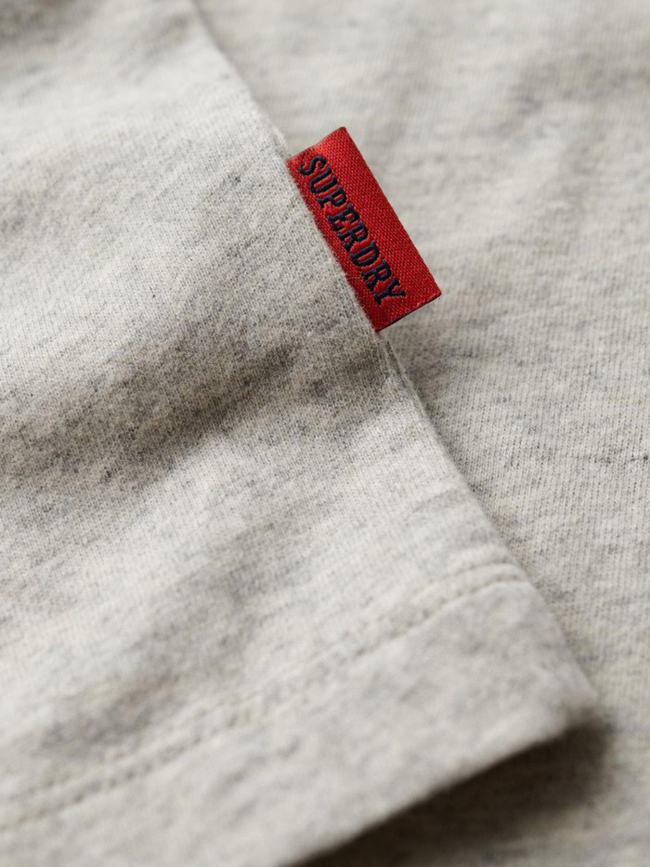 T-shirt essential logo brodé beige homme - Superdry