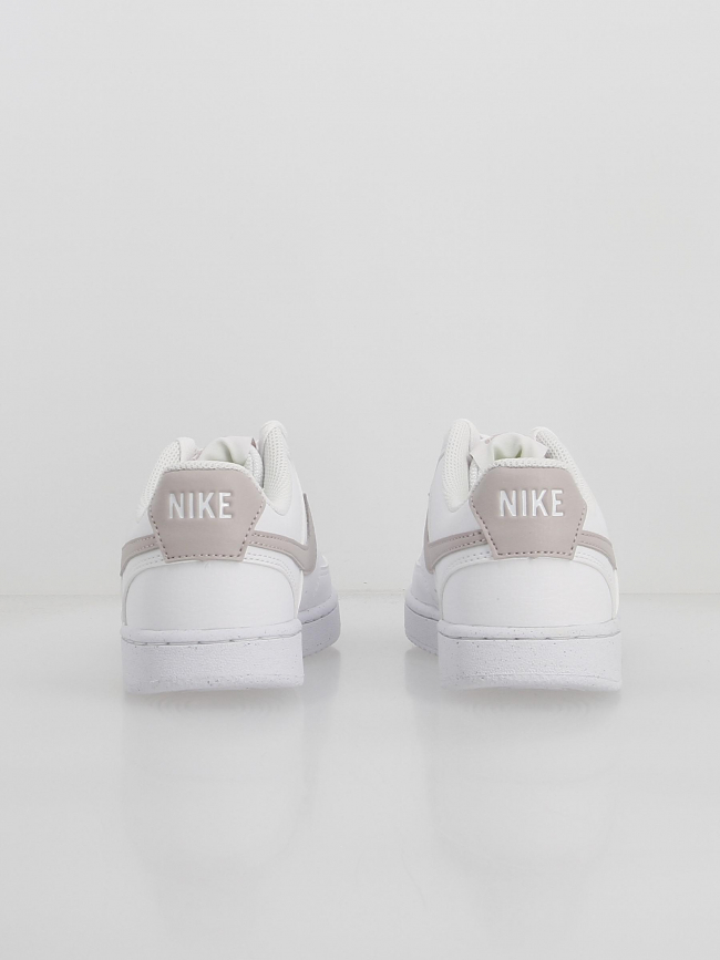 Baskets court vision blanc rose femme - Nike