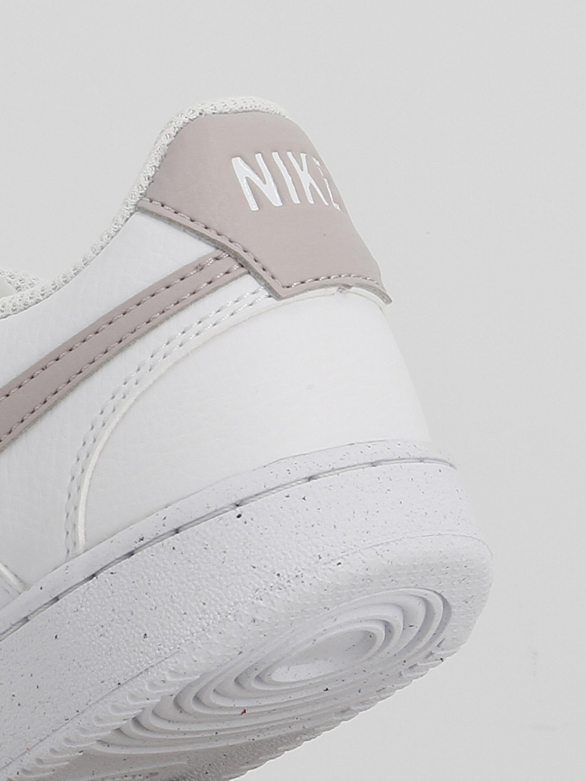 Baskets court vision blanc rose femme - Nike