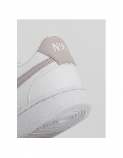 Baskets court vision blanc rose femme - Nike