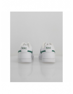 Baskets court vision basses blanc vert homme - Nike