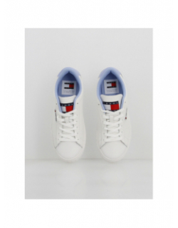 Baskets cupsole essentiel blanc bleu femme - Tommy Jeans