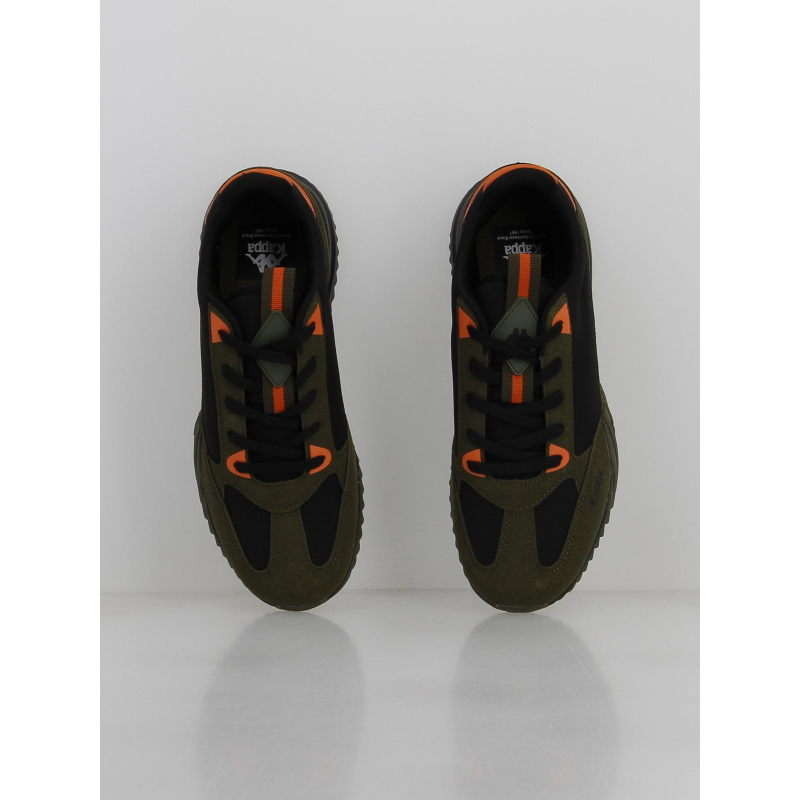 Baskets arklow kaki noir homme Kappa wimod