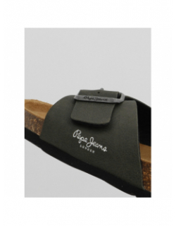 Sandales bio single chicago kaki homme - Pepe Jeans