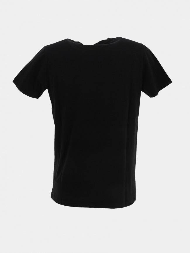 T-shirt ajaccio badge noir homme - Helvetica